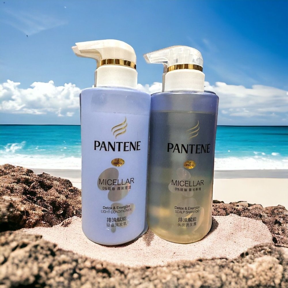Pantene Pro-V Micellar Detox & Energize Shampoo and Light Conditioner 10…